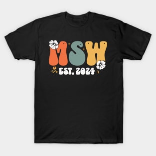 Master Social Worker - MSW EST 2024 Licensed Social Worker T-Shirt